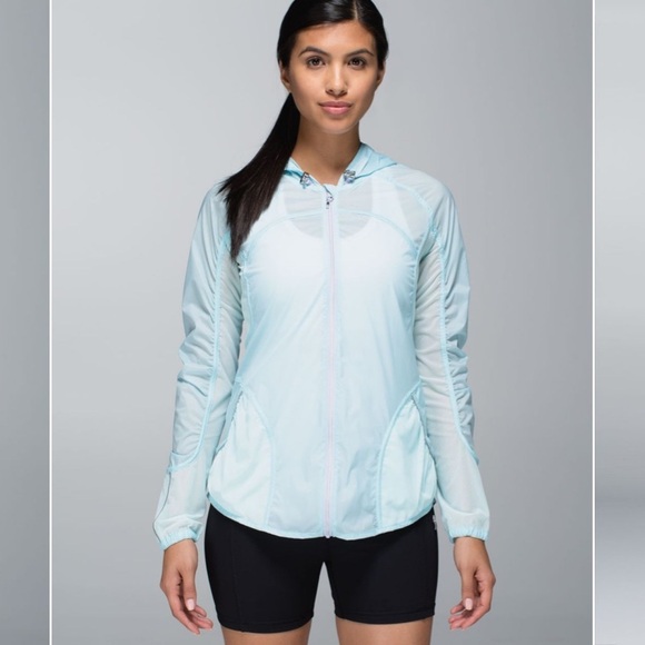Lululemon Fast & Free Jacket Aquamarine 8 - Picture 3 of 14